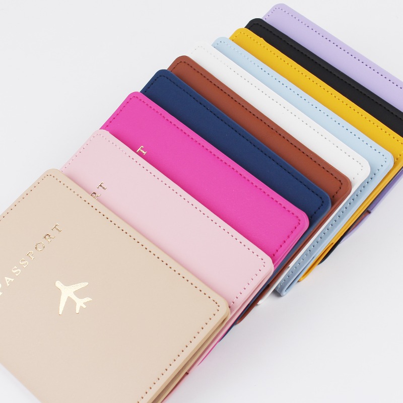 Qantas Travel Accessories - 1PCS PU Leather Plane Passport Cover