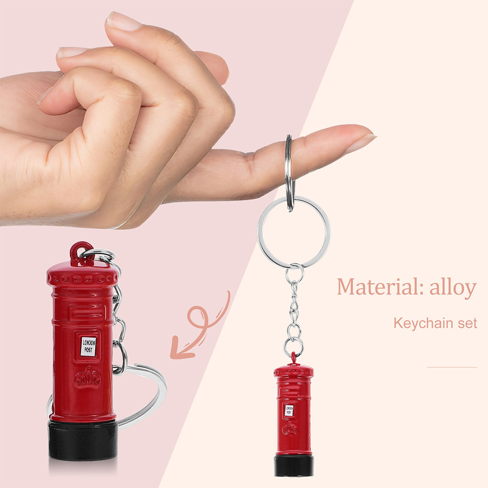 Travel Accessories London - 3Pcs London Keychain Set British Bus