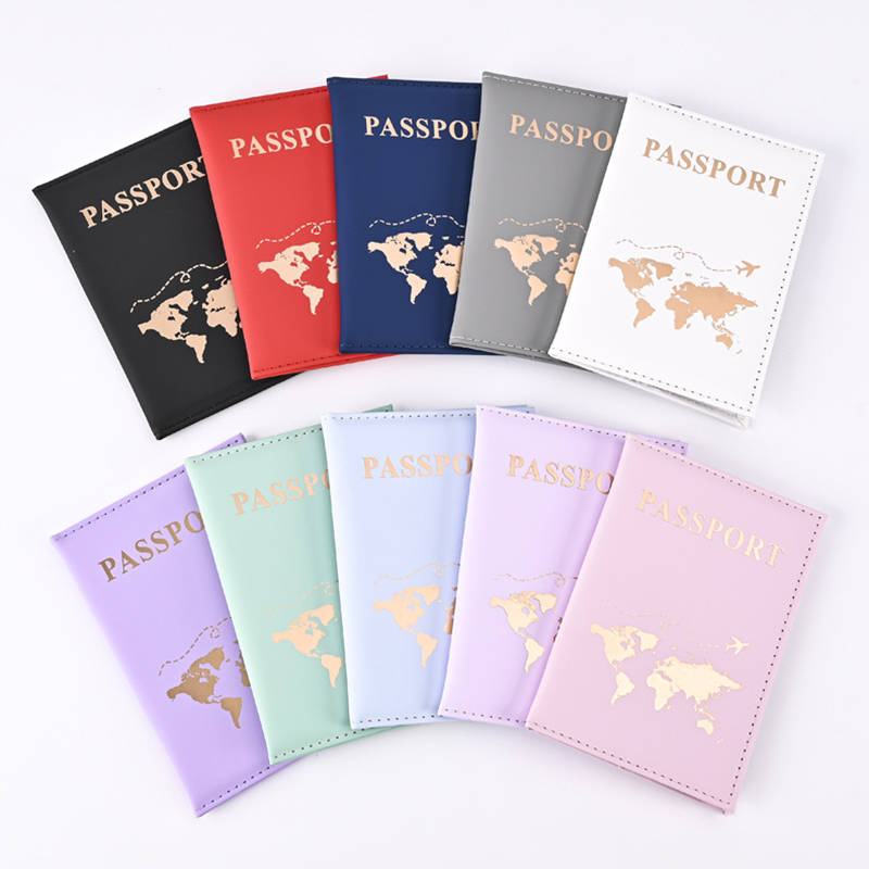 Travel Accessories Useful - Fashion Passport Protective Cover World Pattern