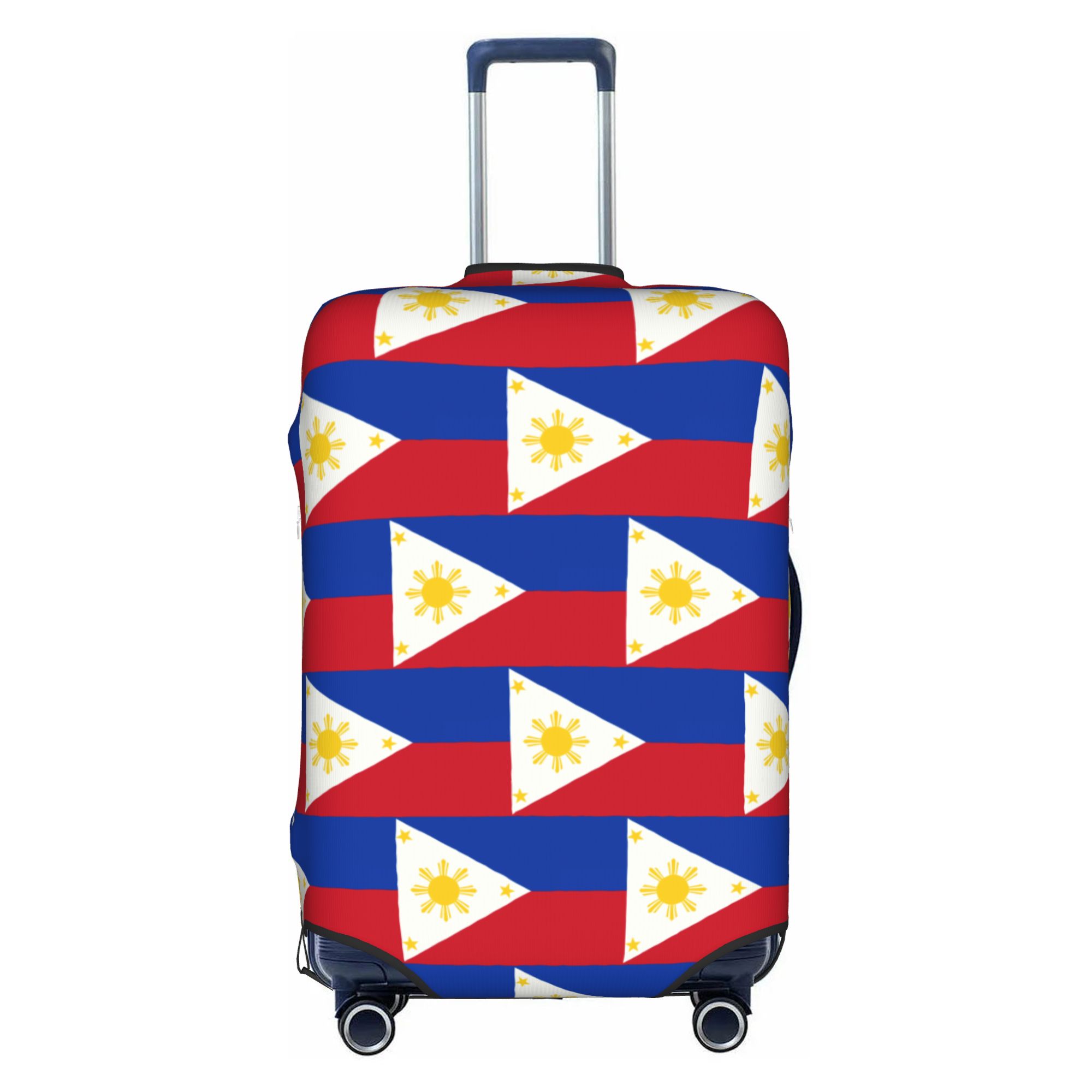 Travel Accessories Philippines - Philippines Flag Luggage Cover Elastic Travel