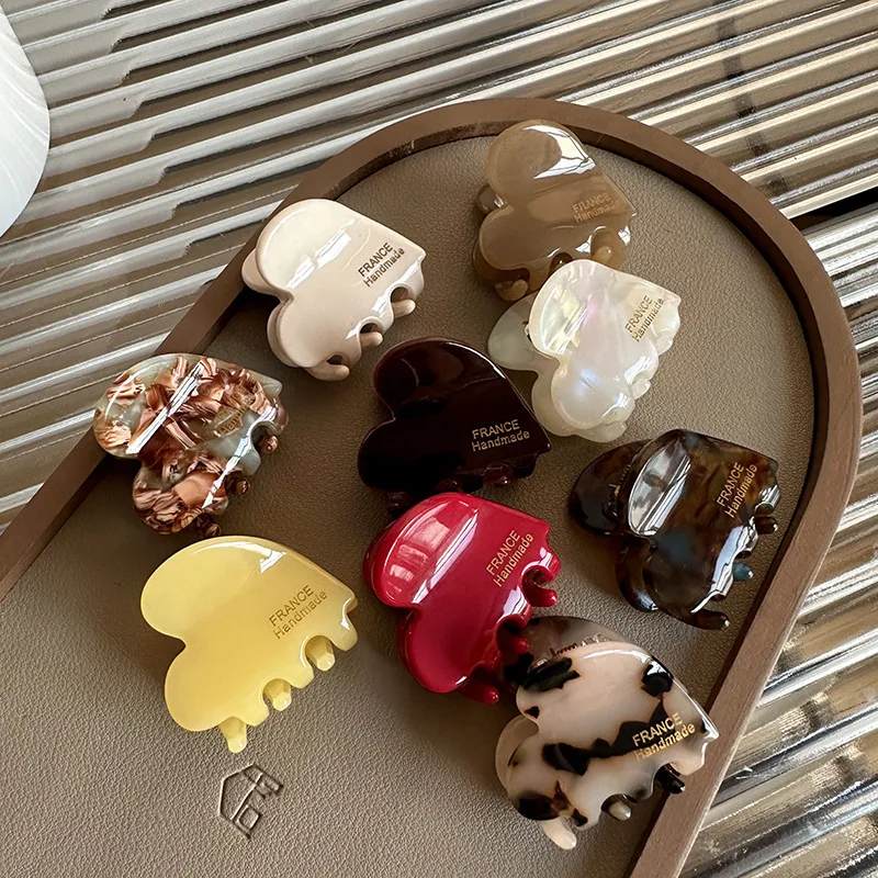 Travel Accessories For 10 Year Old Girl - Small Hair Claw Acetate Hair Crabs