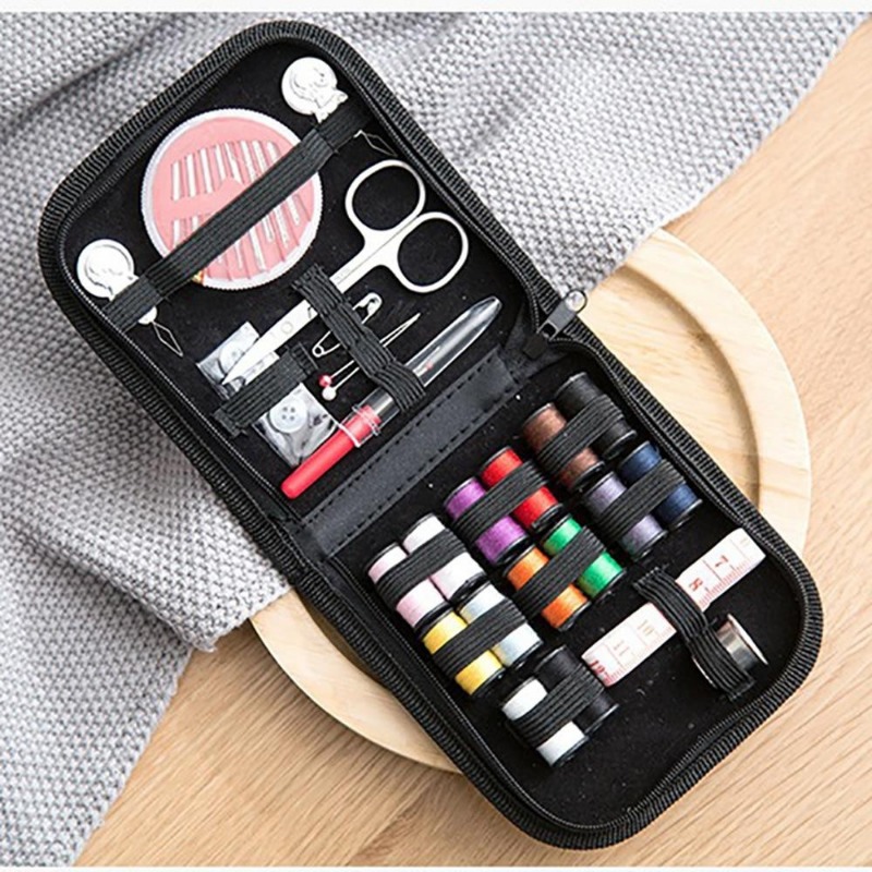 Travel Accessories Kit For Men - Portable 10Pcs/set Sewing Kit Mini Travel