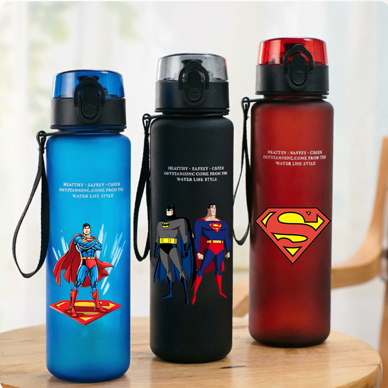Portable Travel Kettle - 650ml Supermans Sports Water Bottle Women