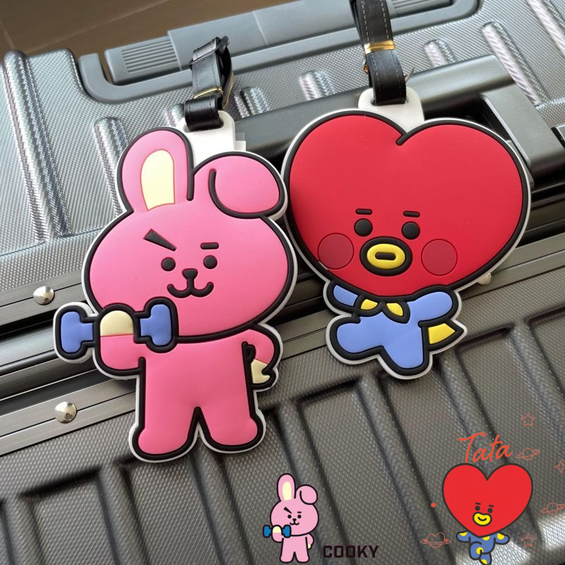 Travel Accessories In Bulk - BT21 cartoon cute keychain Kawaii unisex