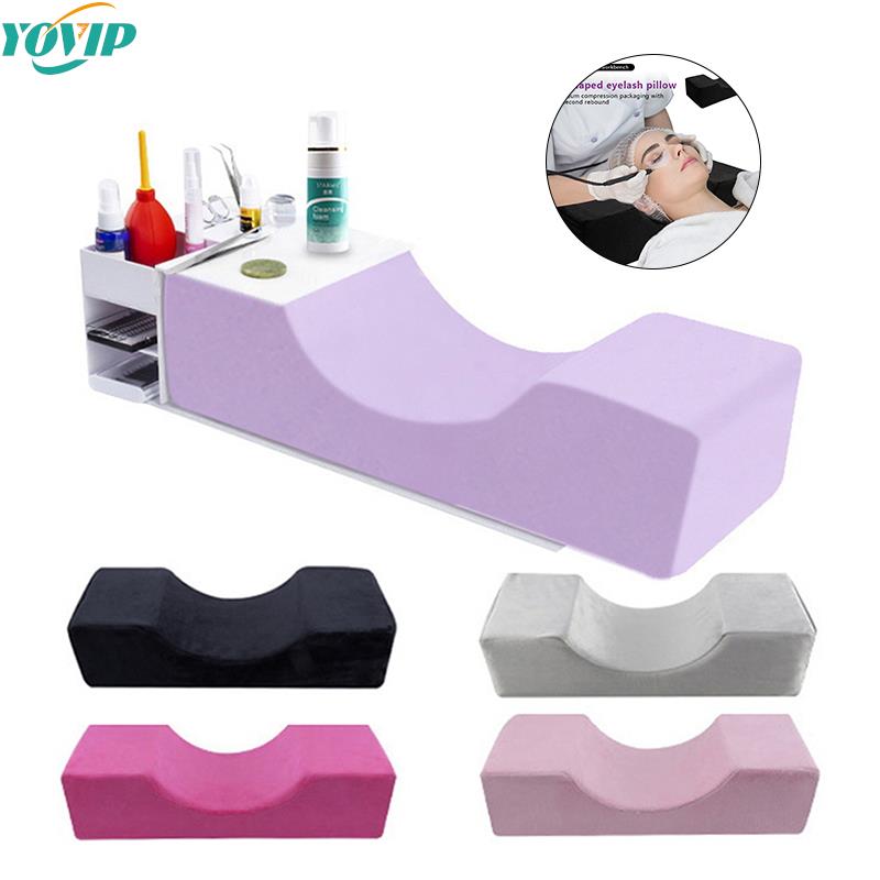 Neck Pillow Memory Foam - Lash Pillow Neck Support Eyelash Soft