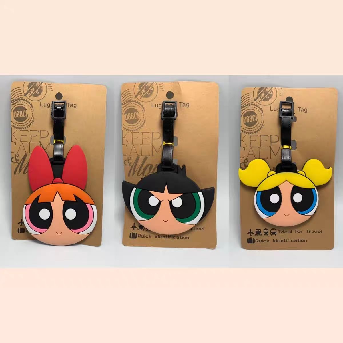 Travel Accessories Store - Anime The Powerpuff Girls Bag Pendant
