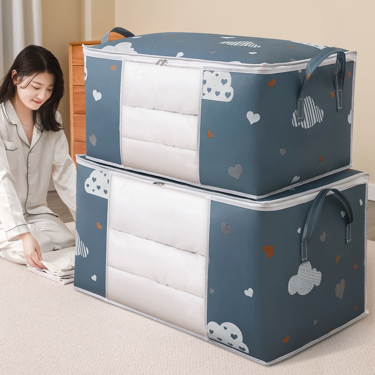 Travel Accessories In Bulk - Large Capacity Clothes Storage Bag Organizer
