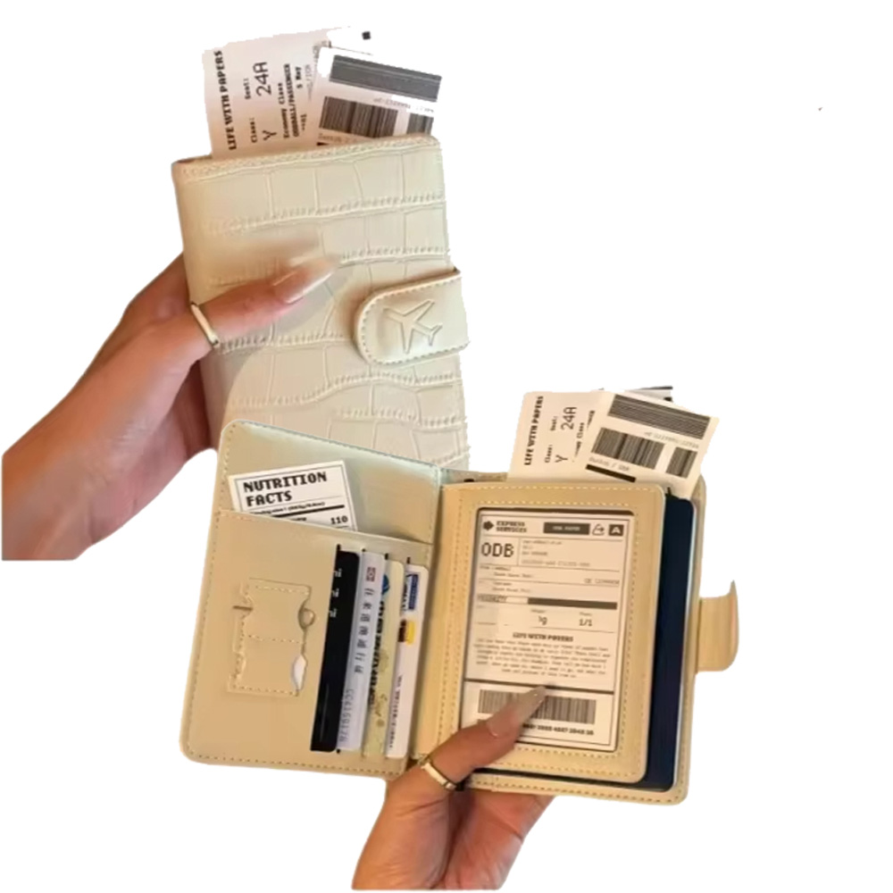 Travel Accessories In Bulk - PU Leather Passport Cover for Men