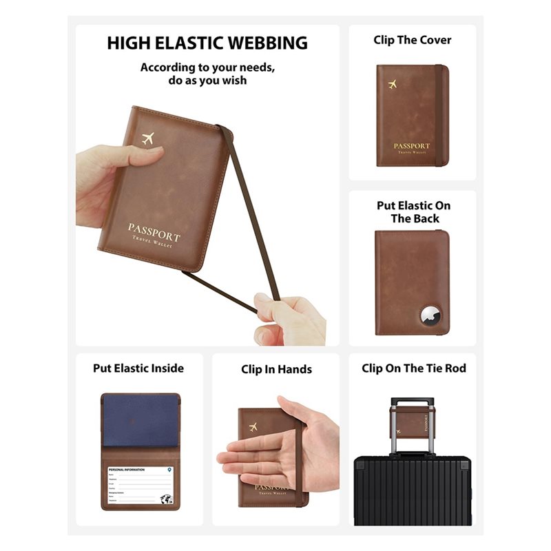 ABRT-Passport Holder With RFID - Travel Accessories Wallet recension och pris