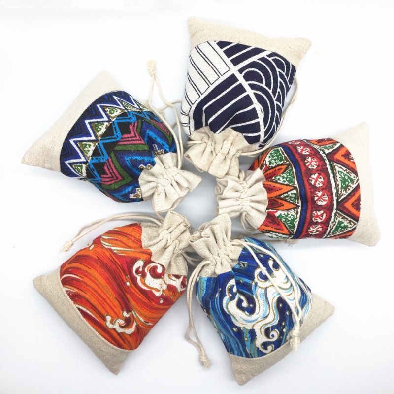 Ethnic Style Drawstring Bag Je - Cable Organizer Travel recension och pris