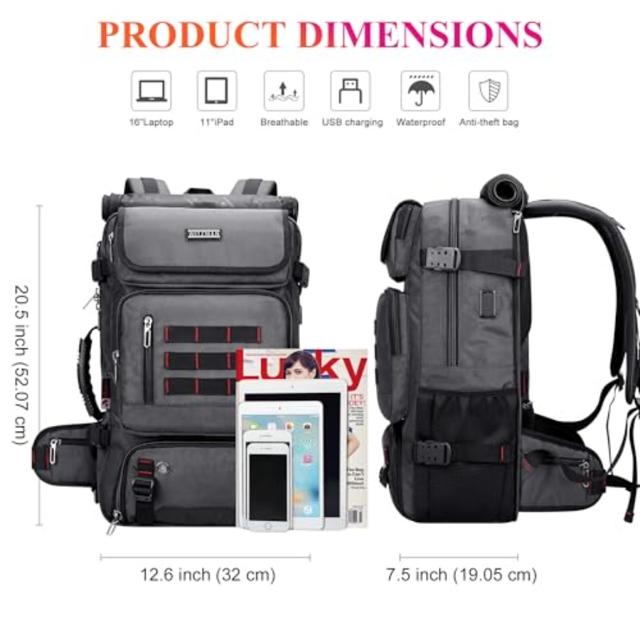 Carry on Travel Backpack for M - Shoe Bag Travel recension och pris