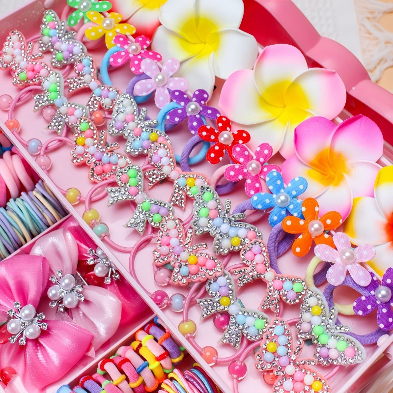 546Pcs Bow High Elastic Hair A - Travel Accessories In Bulk recension och pris