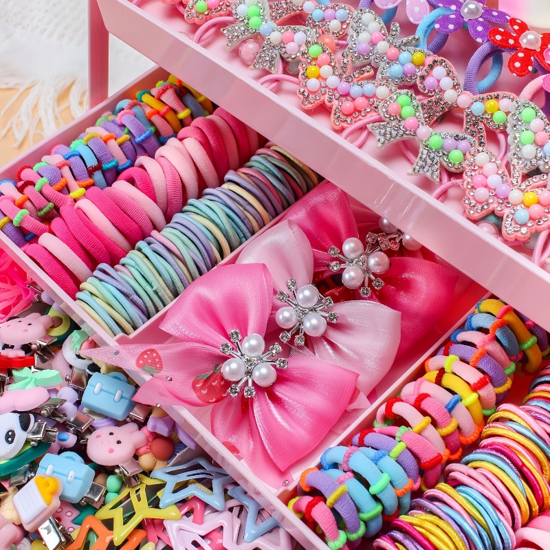 546Pcs Bow High Elastic Hair A - Travel Accessories In Bulk recension och pris