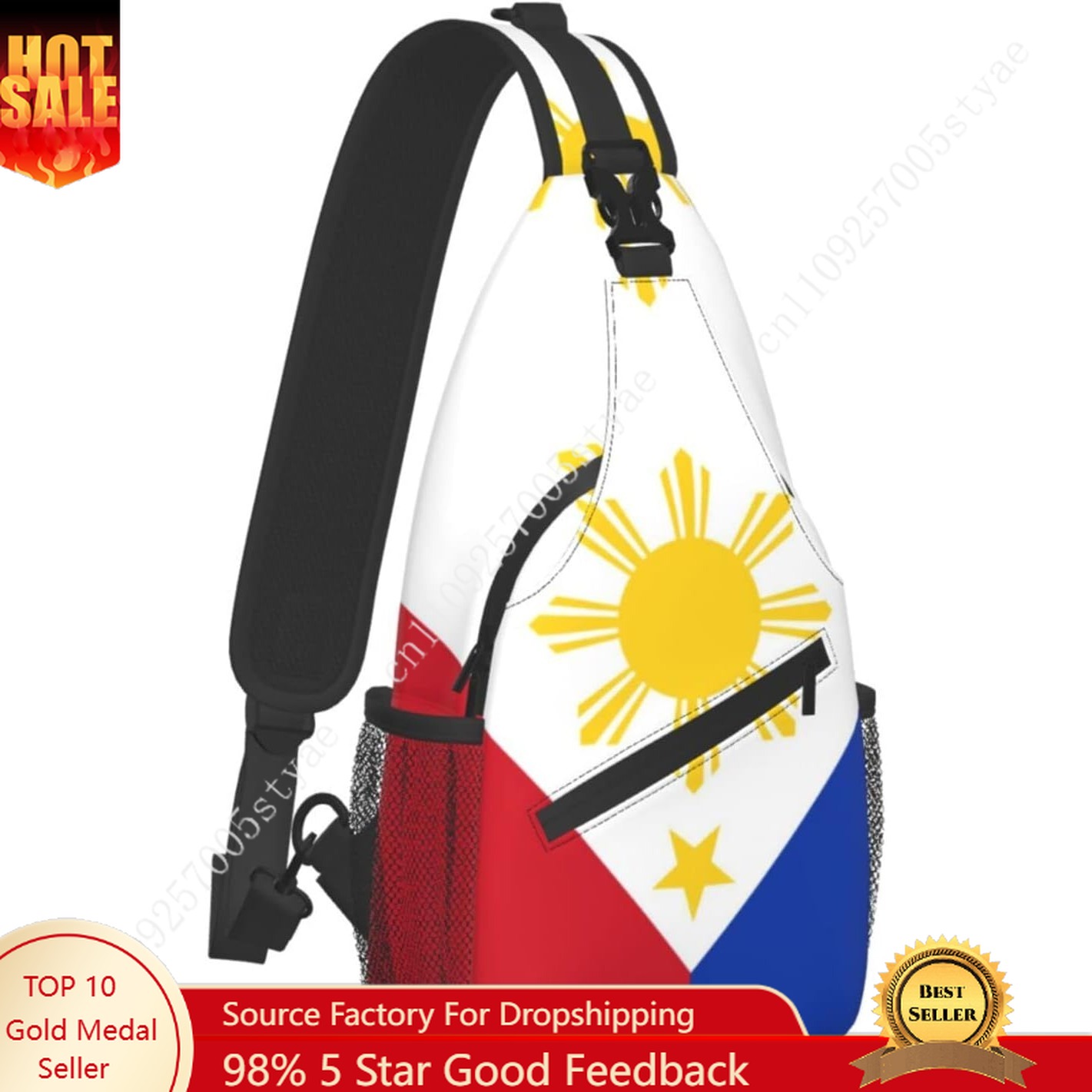Philippine Flag Sling Backpack - Travel Accessories Philippines recension och pris