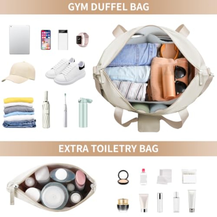 Gym Bag for Women, Personal It - Shoe Bag Travel recension och pris