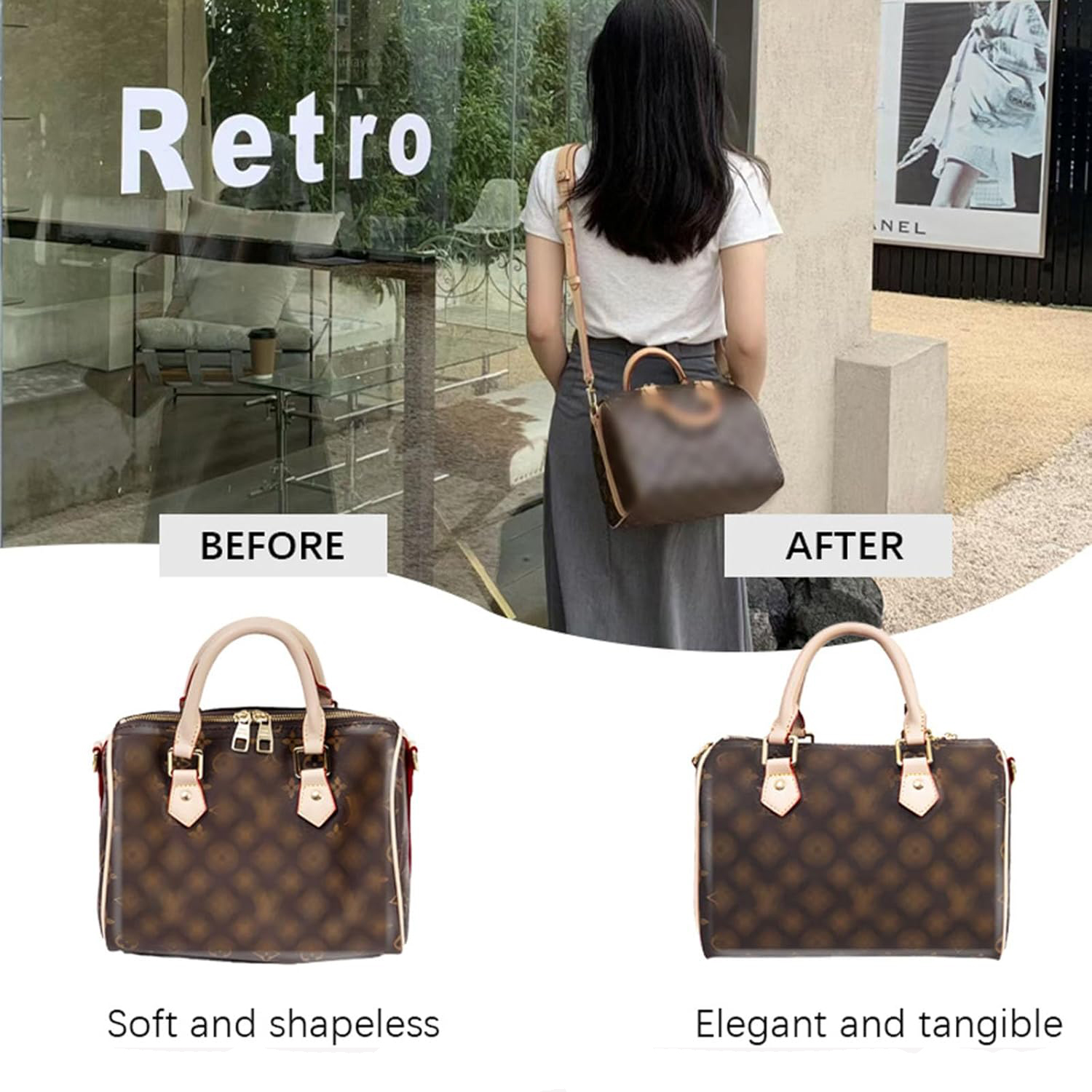 Felt Insert Bag Organizer for  - Travel Accessories Lv recension och pris