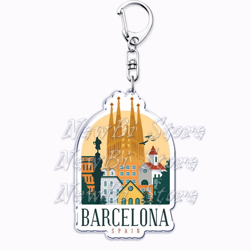 Hot Travel Cites Keychains for - Travel Accessories London recension och pris