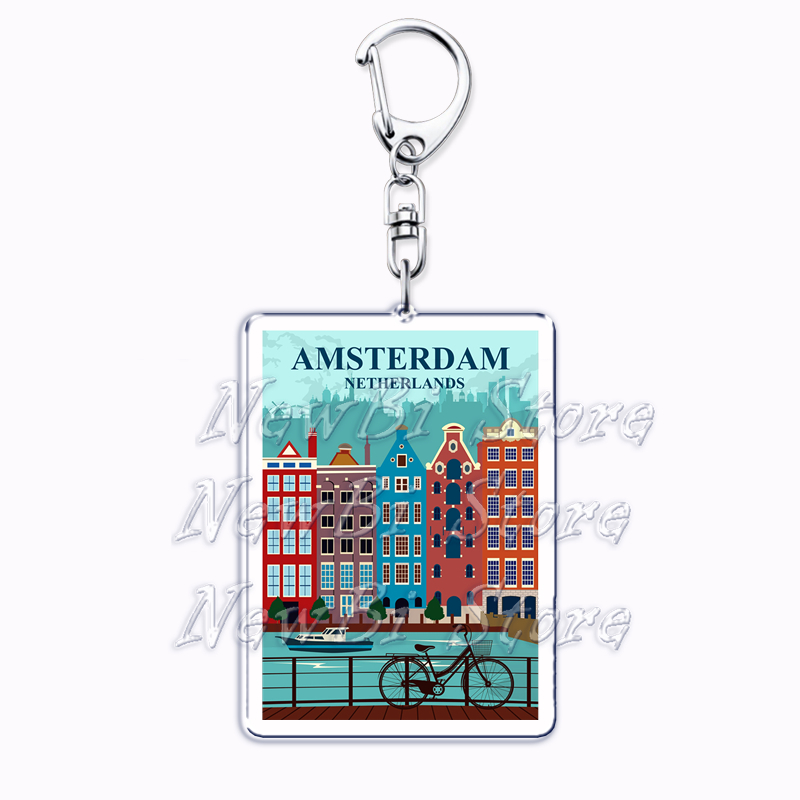 Hot Travel Cites Keychains for - Travel Accessories London recension och pris