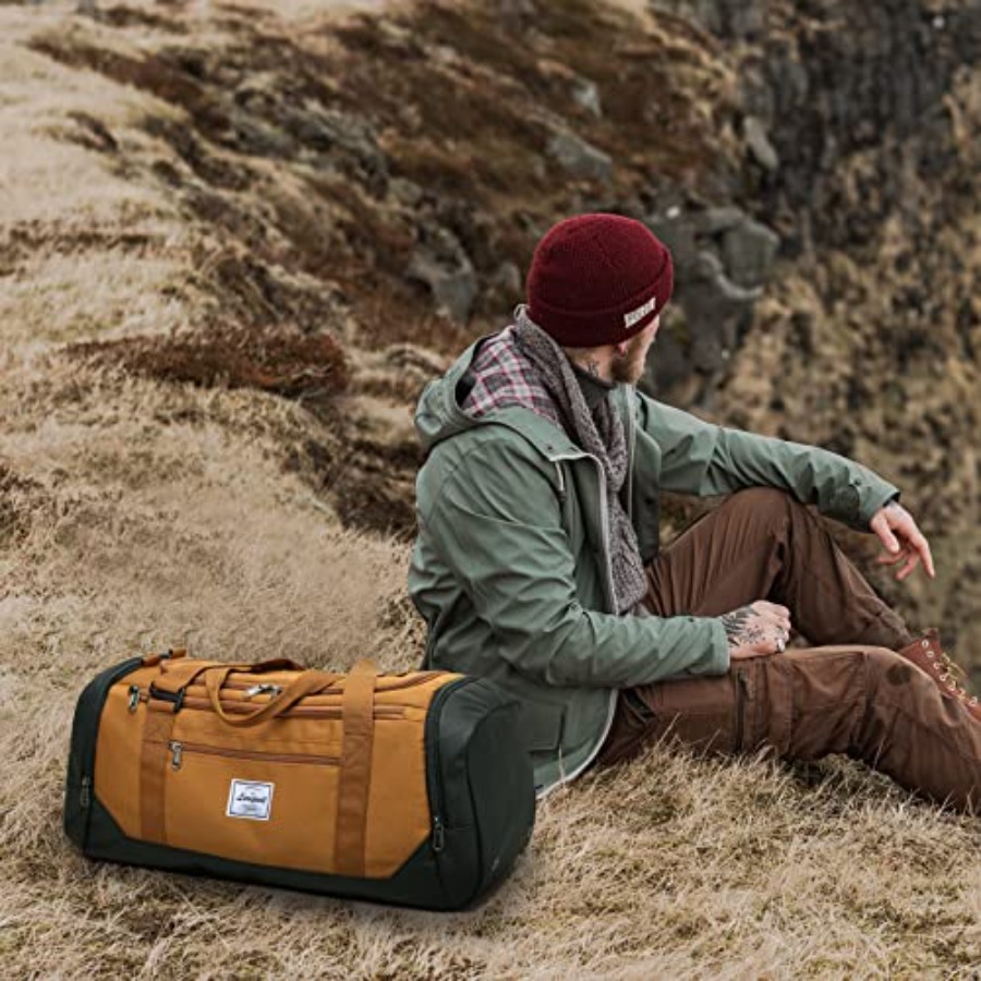 Travel Duffle Bag for men 40L  - Shoe Bag Travel recension och pris