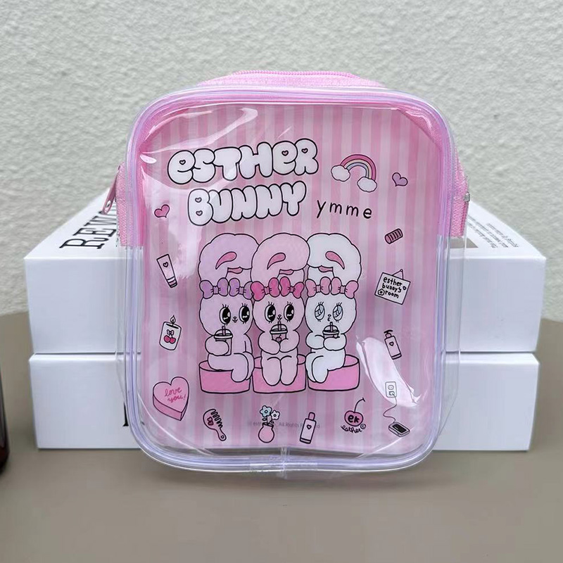 Cute Esther Bunny Transparent  - Travel Accessories Pink recension och pris