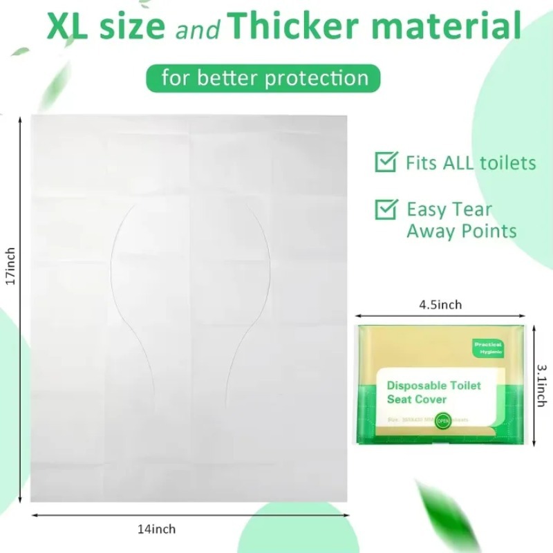 10-120PCS Disposable Toilet Se - Travel Accessories Store recension och pris