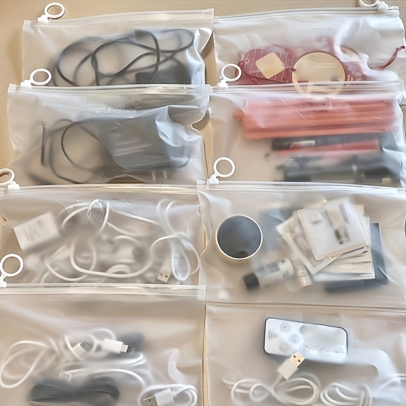 10pcs Travel Storage Bags Mult - Reusable Zip Bag recension och pris