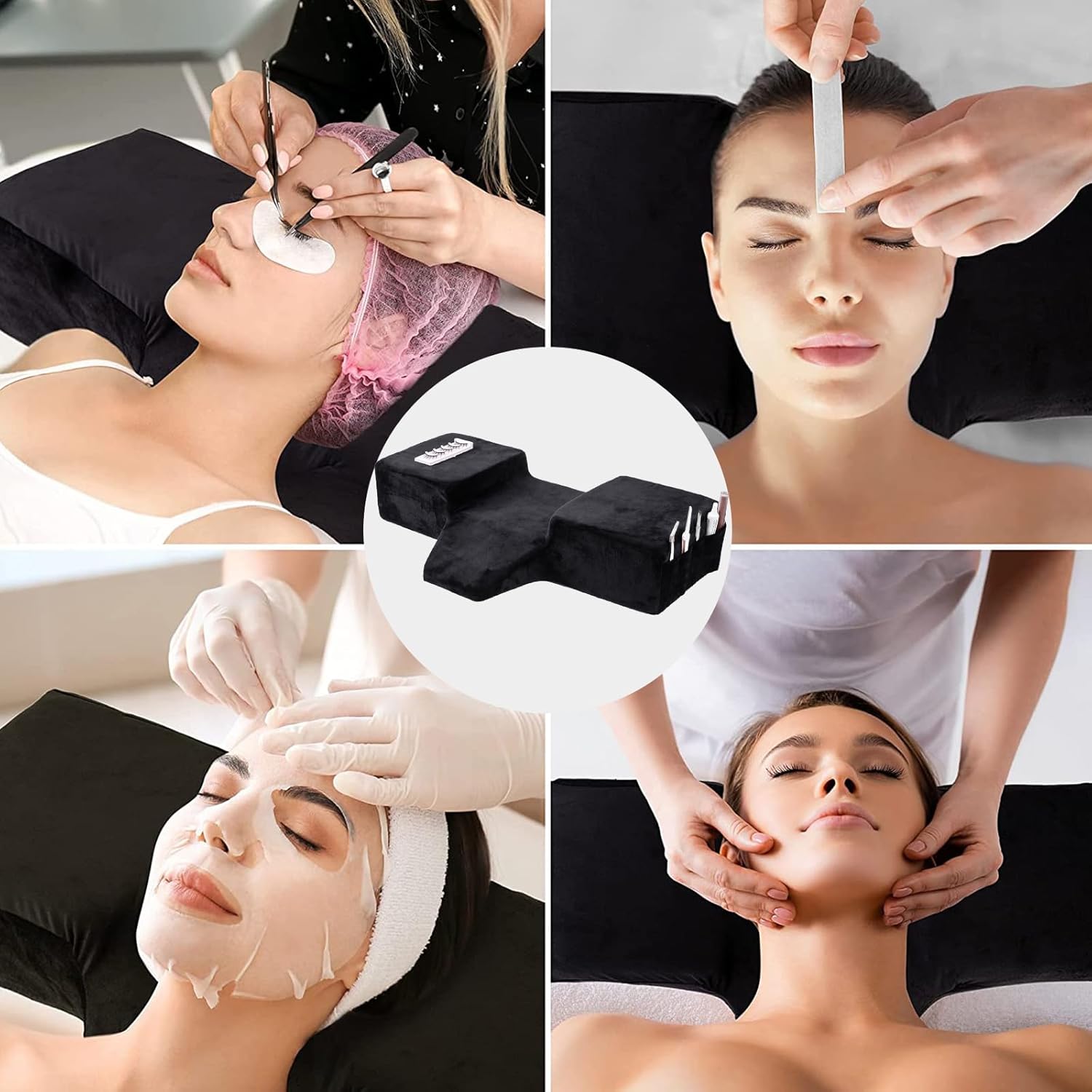 Lash Pillow Neck Support Eyela - Neck Pillow Memory Foam recension och pris