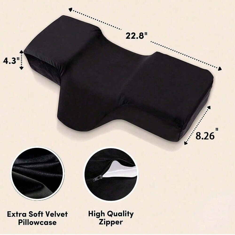 Lash Pillow Neck Support Eyela - Neck Pillow Memory Foam recension och pris