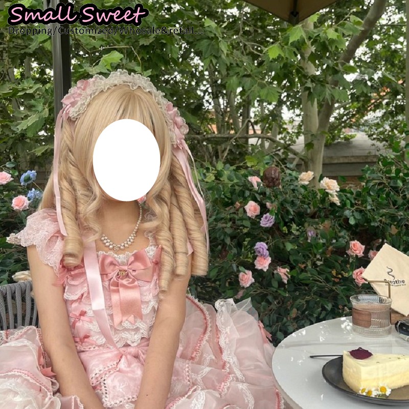 Lolita Headband Gothic Y2K Gir - Travel Accessories Pink recension och pris