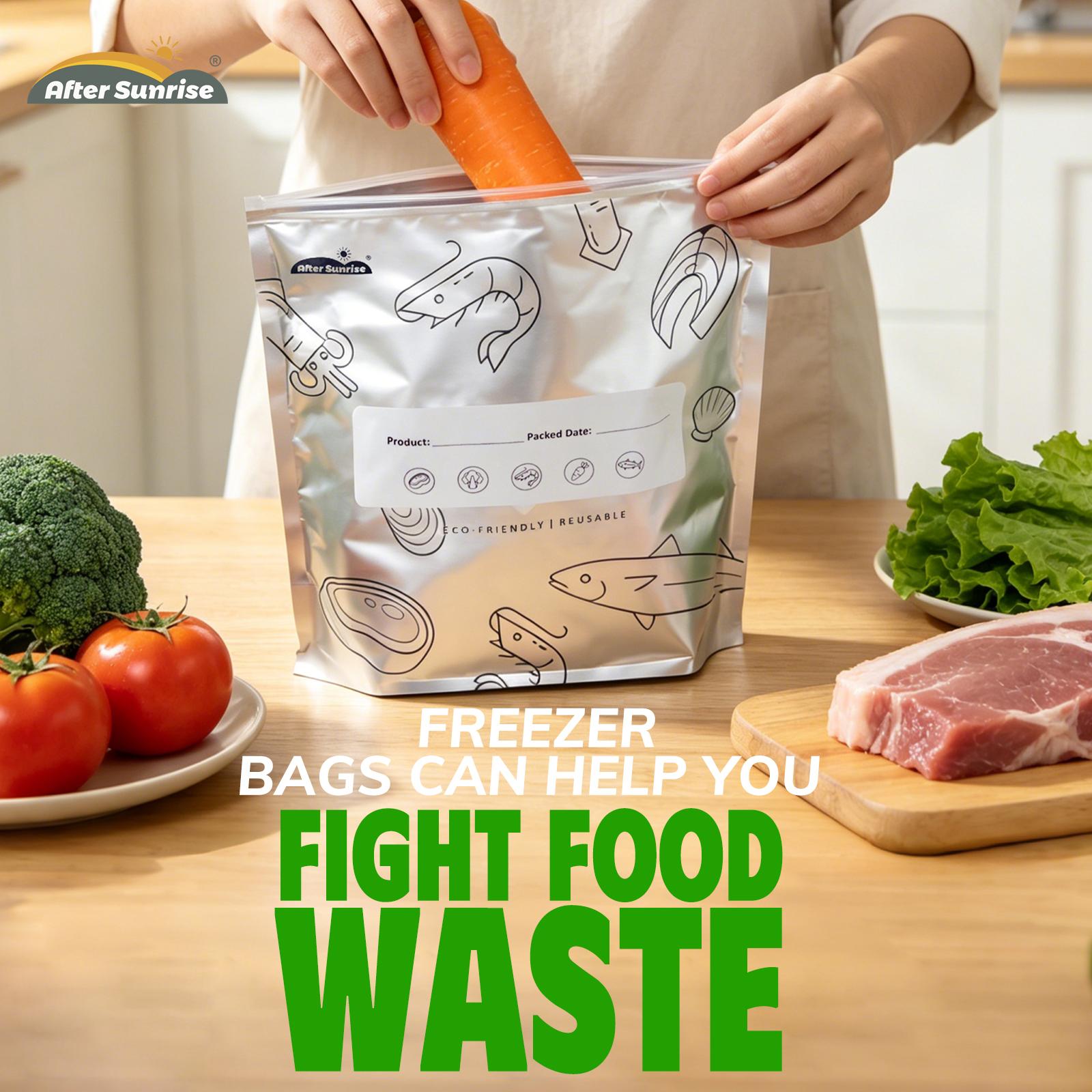【Refrigerated Food】Reusable Al - Reusable Zip Bag recension och pris