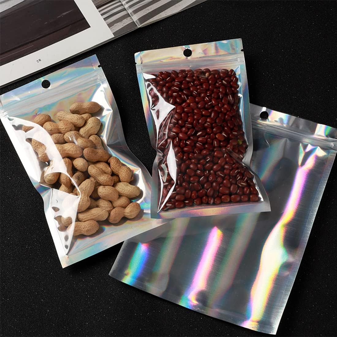 50/10PCS Laser Sealing Bags Pl - Reusable Zip Bag recension och pris