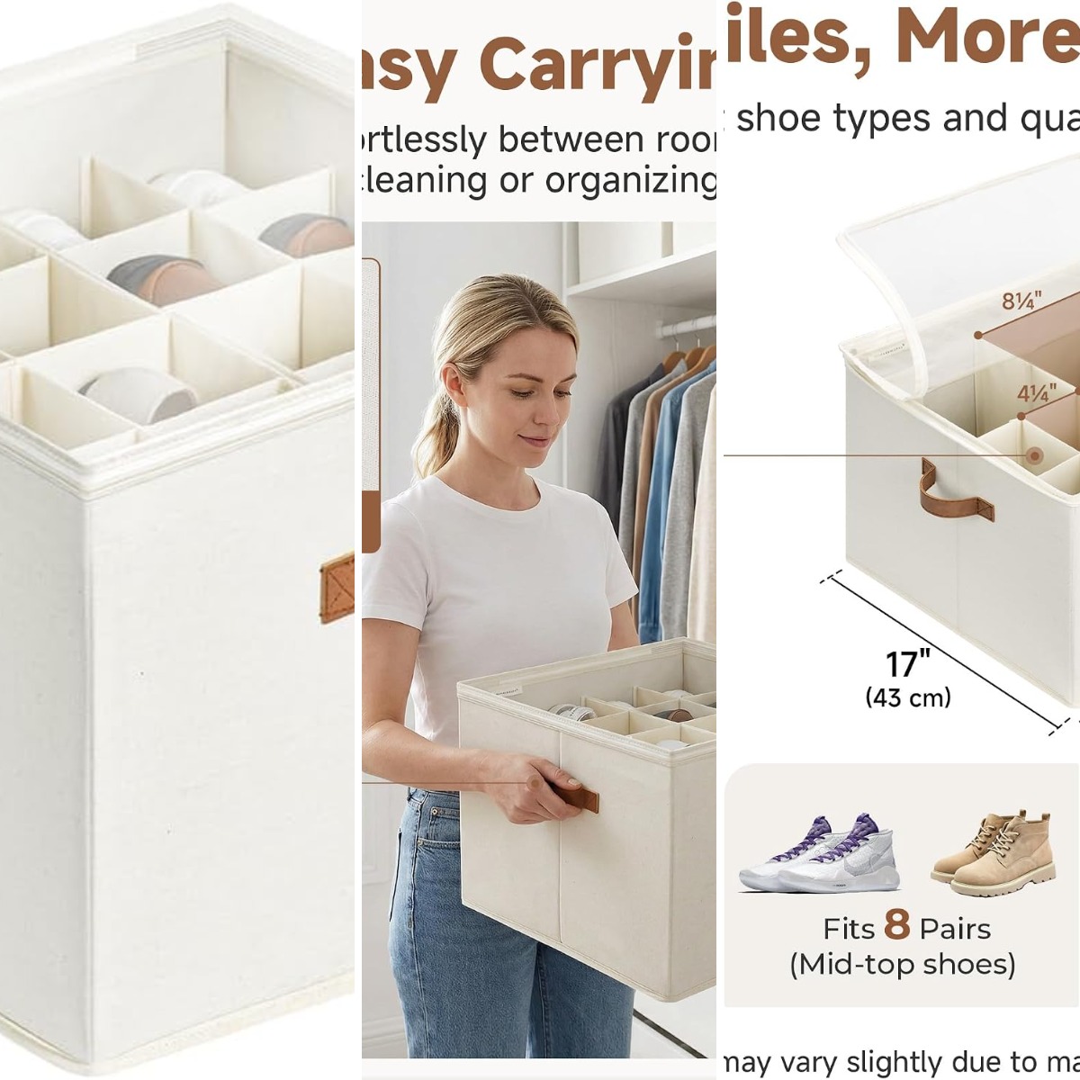Shoe Organizer for Closet, Sho - Shoe Bag Travel recension och pris
