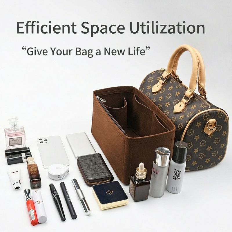 YU7 Felt Insert Bag Organizer  - Travel Accessories Lv recension och pris