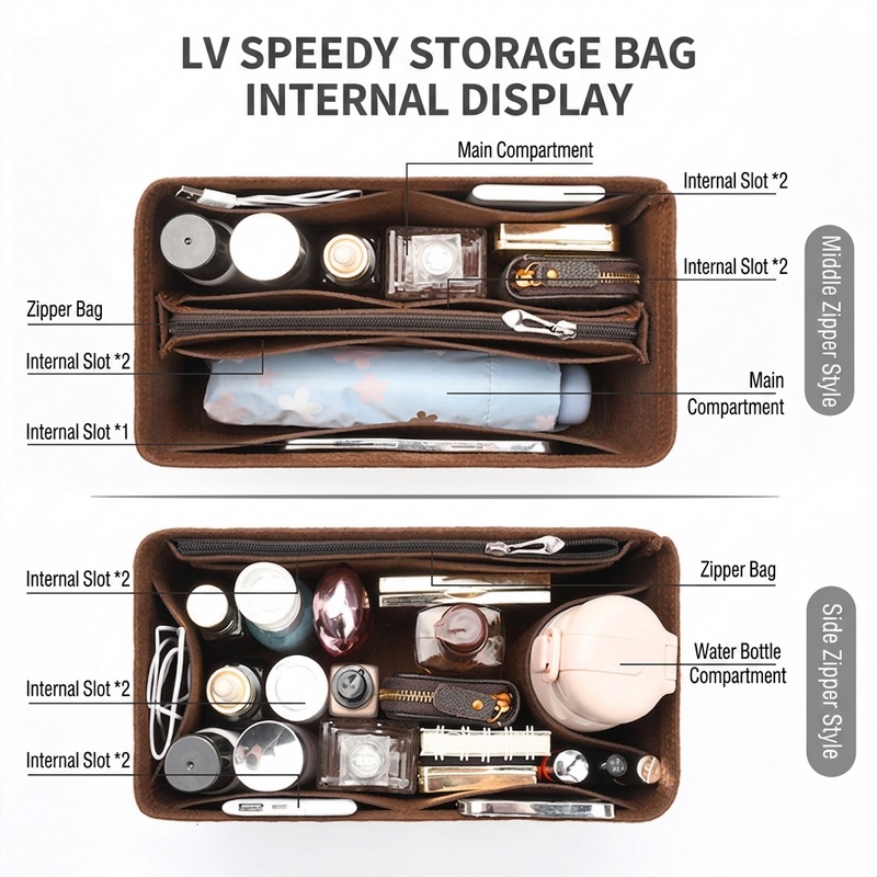 YU7 Felt Insert Bag Organizer  - Travel Accessories Lv recension och pris