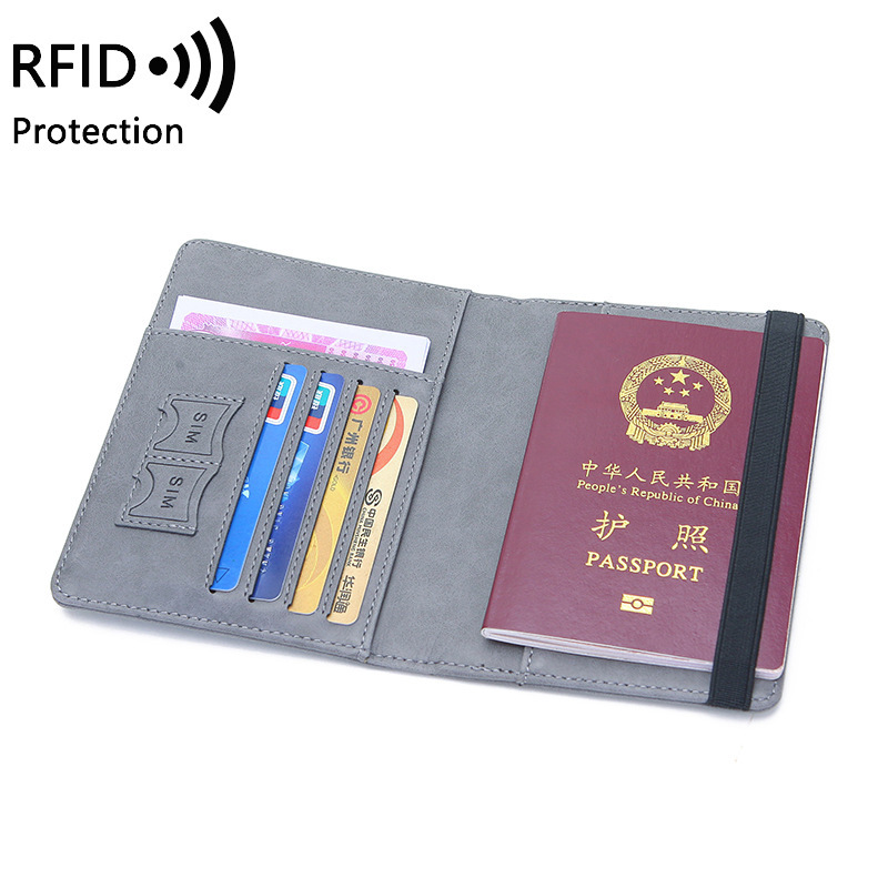 Unisex PU Leather Passport Hol - Travel Accessories Useful recension och pris