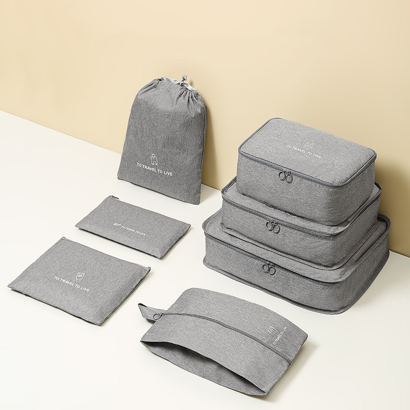 7 Piece Travel Packing Cubes S - Travel Accessories Kit For Men recension och pris