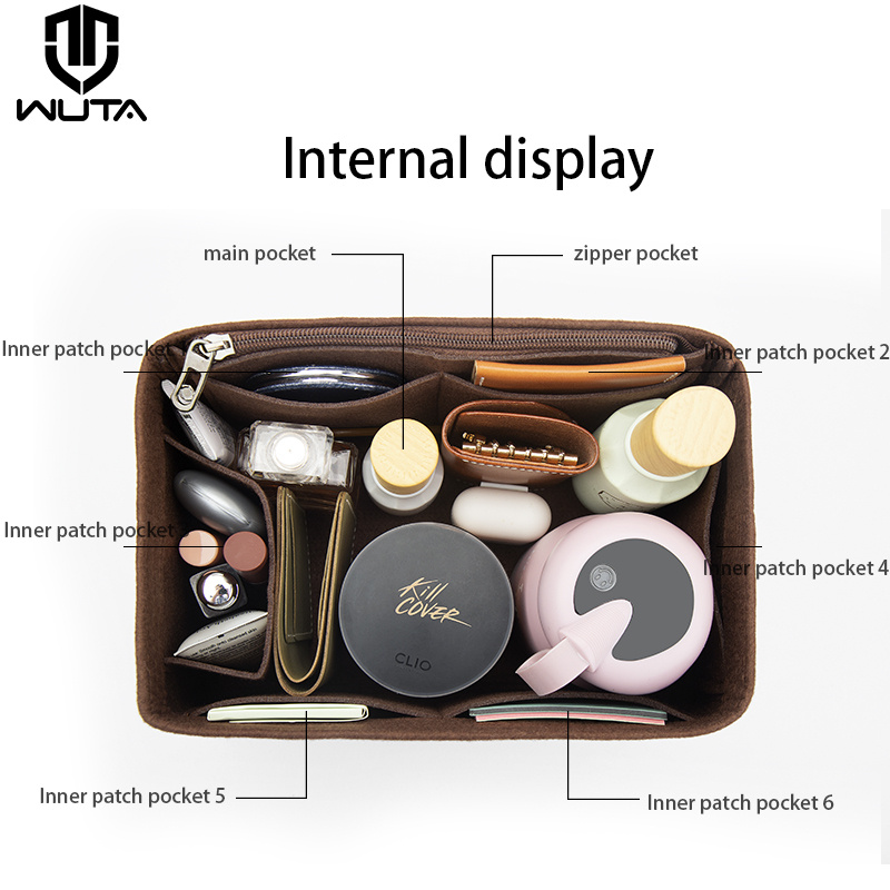 WUTA Felt Insert Bag Organizer - Travel Accessories Lv recension och pris