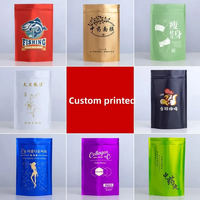 100pcs Custom Matt Finished Se - Reusable Zip Bag recension och pris