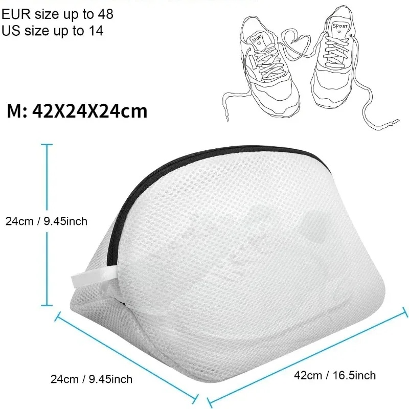 Mesh Laundry Bag Washing Machi - Reusable Zip Bag recension och pris
