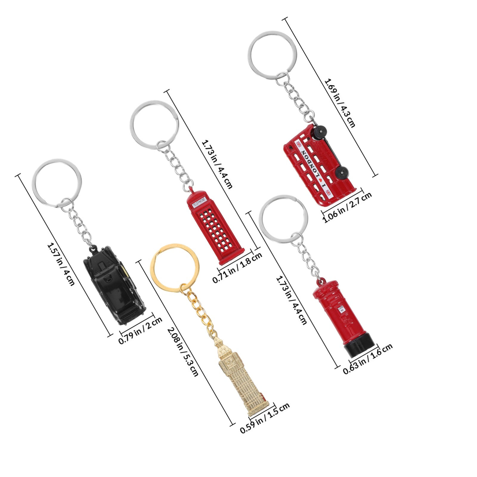 5Pcs London Souvenir British K - Travel Accessories London recension och pris
