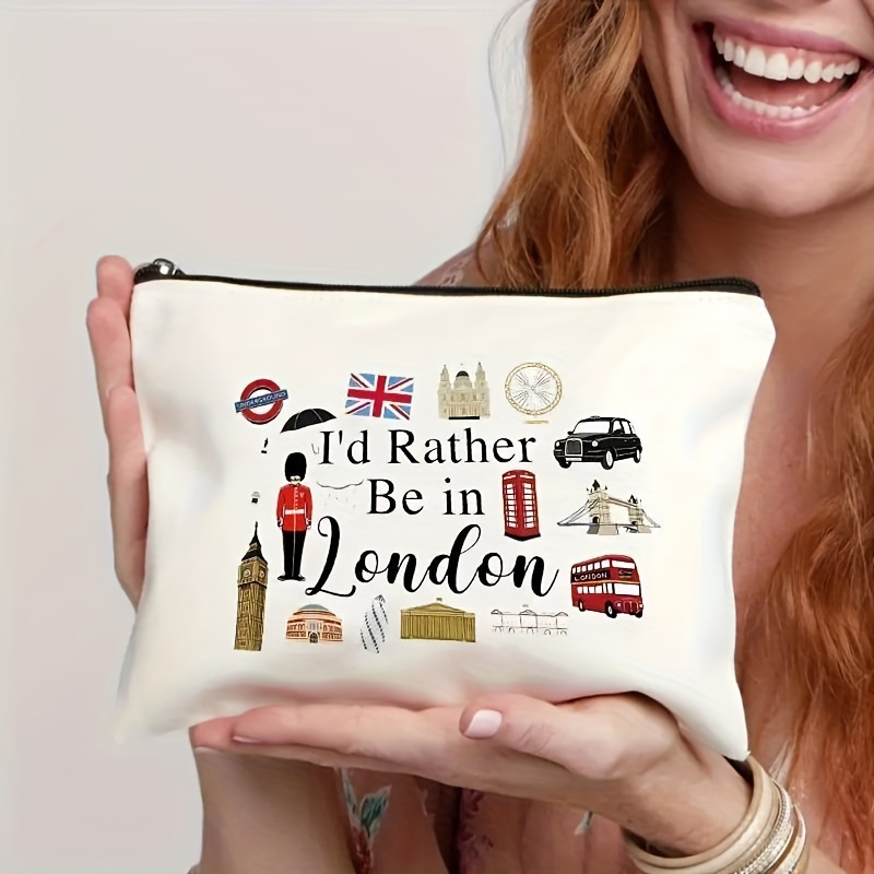 London Print Cosmetic Bag Ligh - Travel Accessories London recension och pris