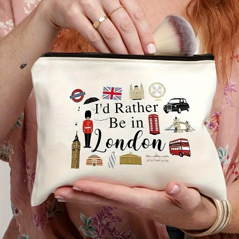 London Print Cosmetic Bag Ligh - Travel Accessories London recension och pris