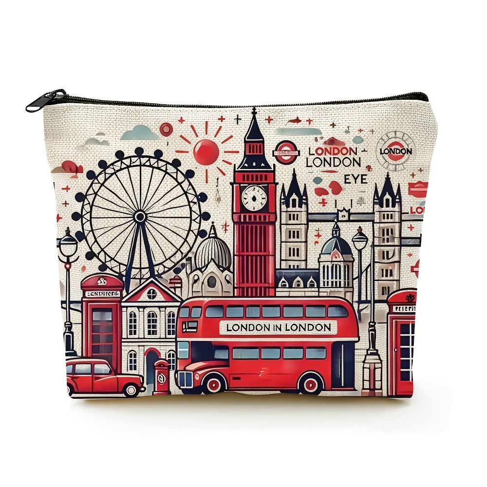 London Print Cosmetic Bag Ligh - Travel Accessories London recension och pris