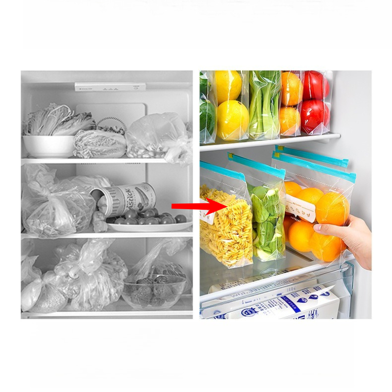 Zip Lock Food Storage Bags, Th - Reusable Zip Bag recension och pris