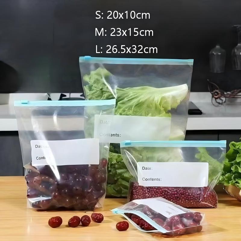 Zip Lock Food Storage Bags, Th - Reusable Zip Bag recension och pris