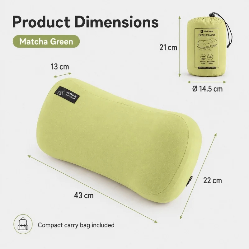 Ultralight Portable Pillow Mem - Neck Pillow Memory Foam recension och pris