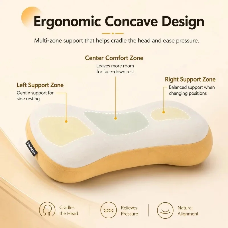 Ultralight Portable Pillow Mem - Neck Pillow Memory Foam recension och pris