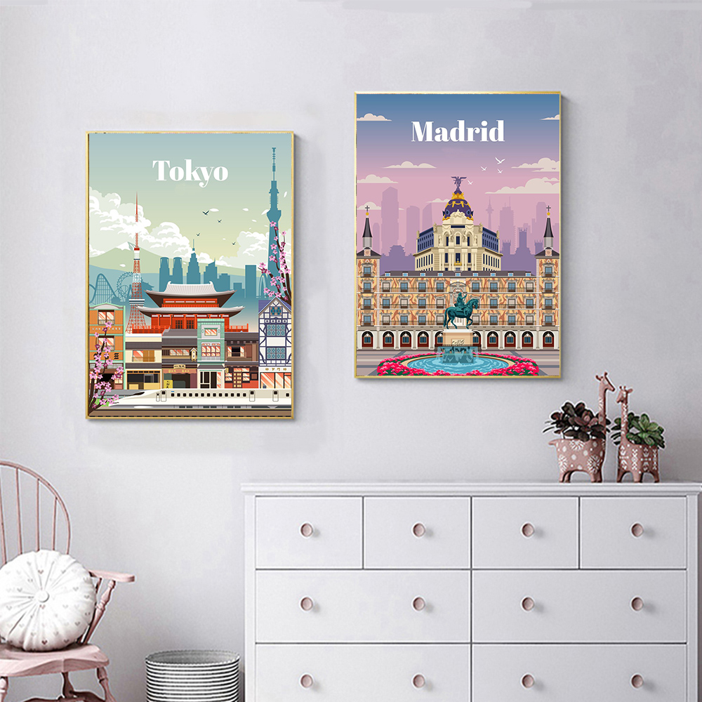 City Landscape Diamond Paintin - Travel Accessories London recension och pris