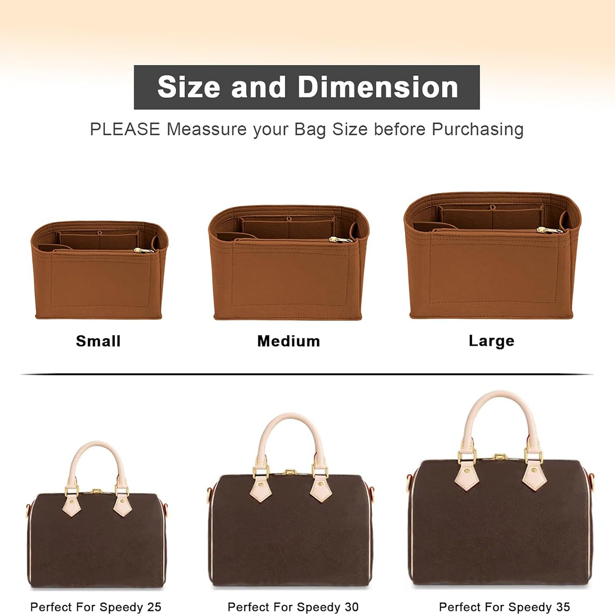 Insert Bag Organizer For LV Sp - Travel Accessories Lv recension och pris