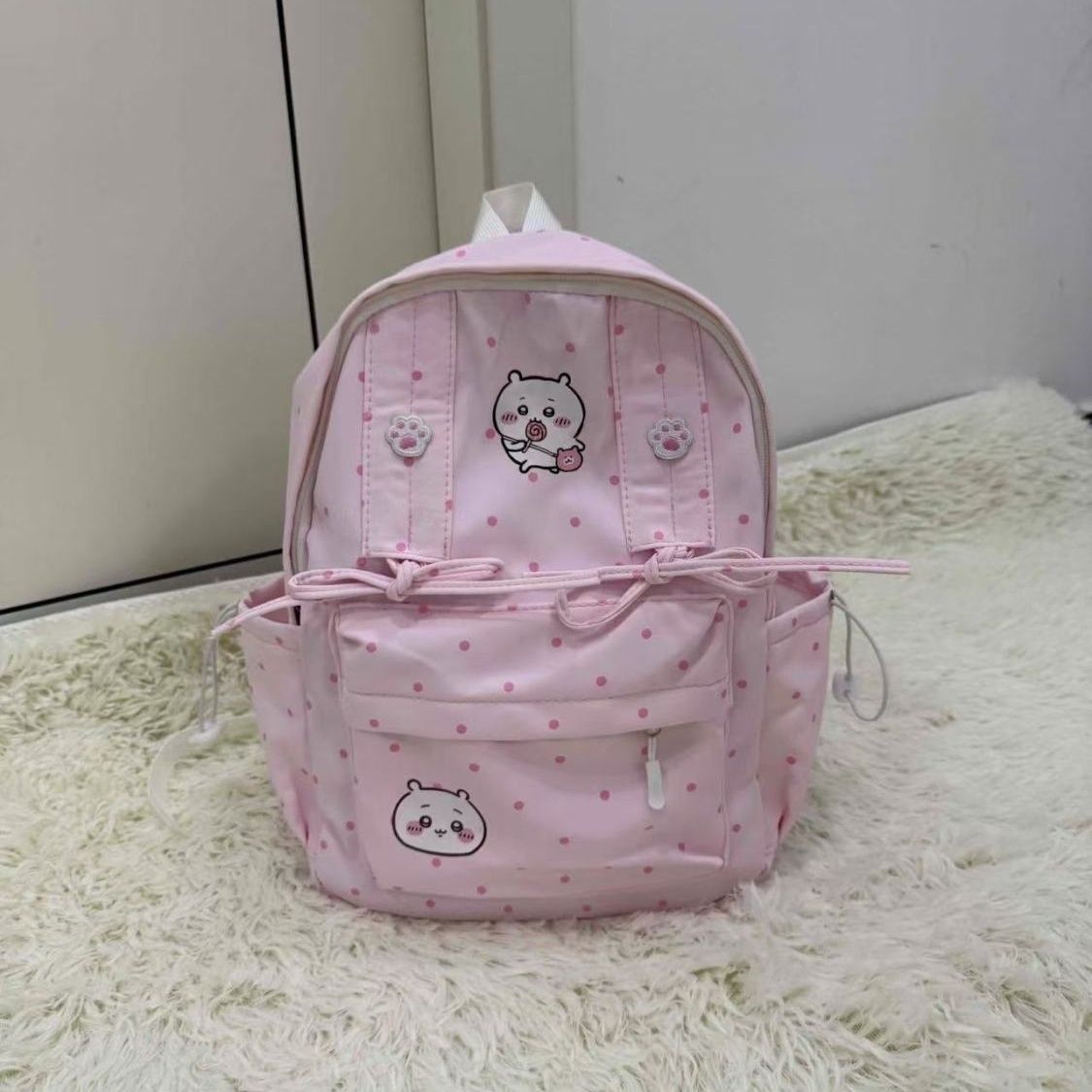 Cute Chiikawa Pink Polka Dot B - Travel Accessories Pink recension och pris